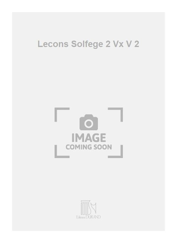 Lecons Solfege 2 Vx V 2